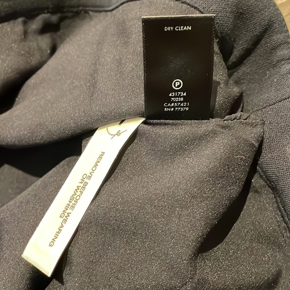 NWT Ann Taylor Navy Skirt Ruffles Size 6P - Picture 5 of 7